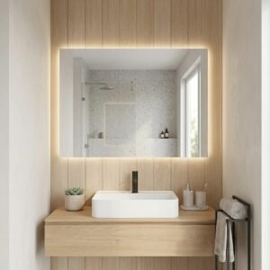 KAREN 800x600 мм прямоугольное светодиодное зеркало с подсветкой