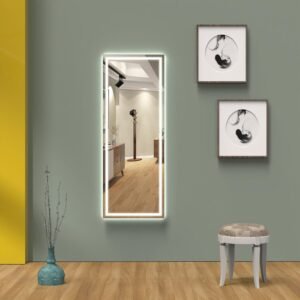 AURA 559×1600 mm full-length LED mirror with reversed front lighting